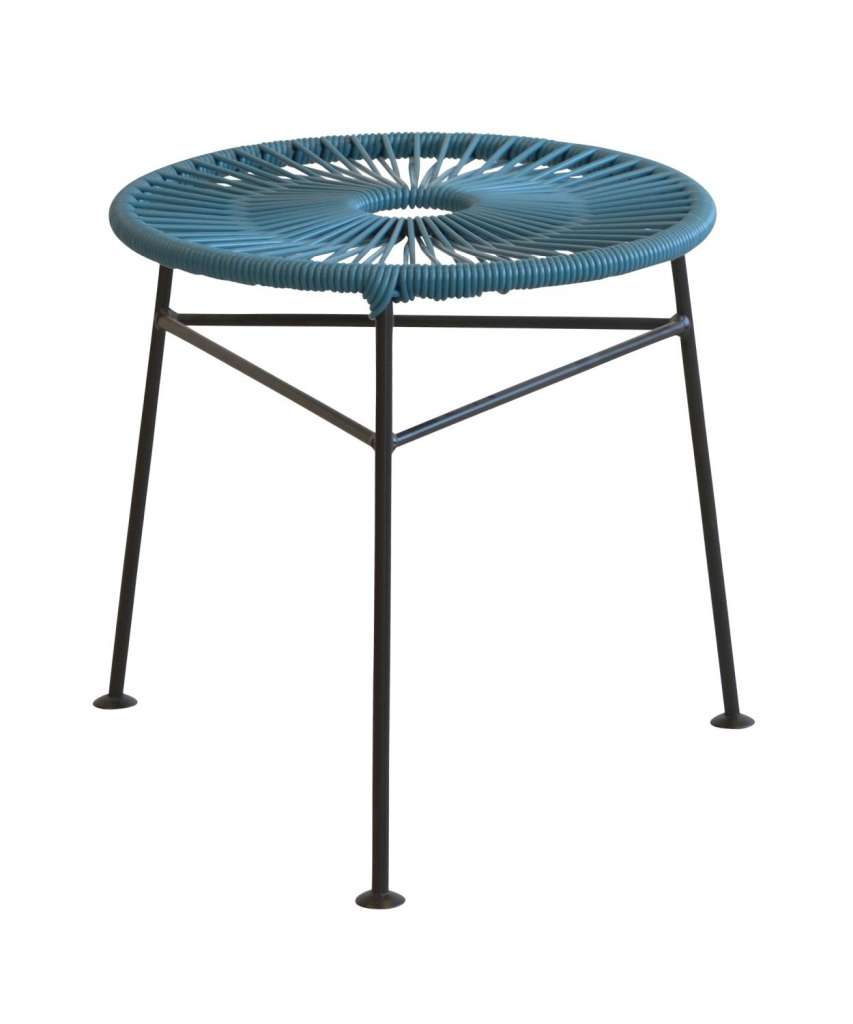 OK Design - Centro Hocker - Petroleum blue - indoor