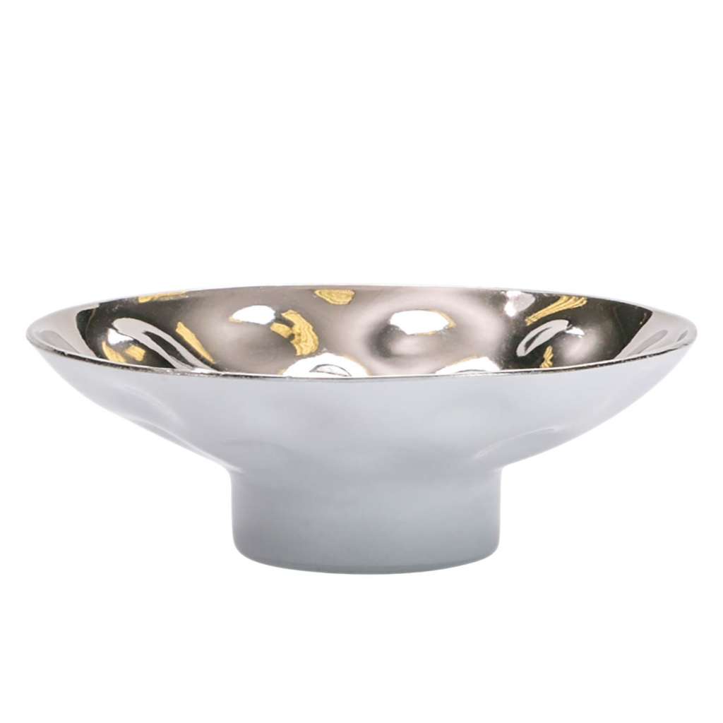home24 Teelichthalter White Shiny