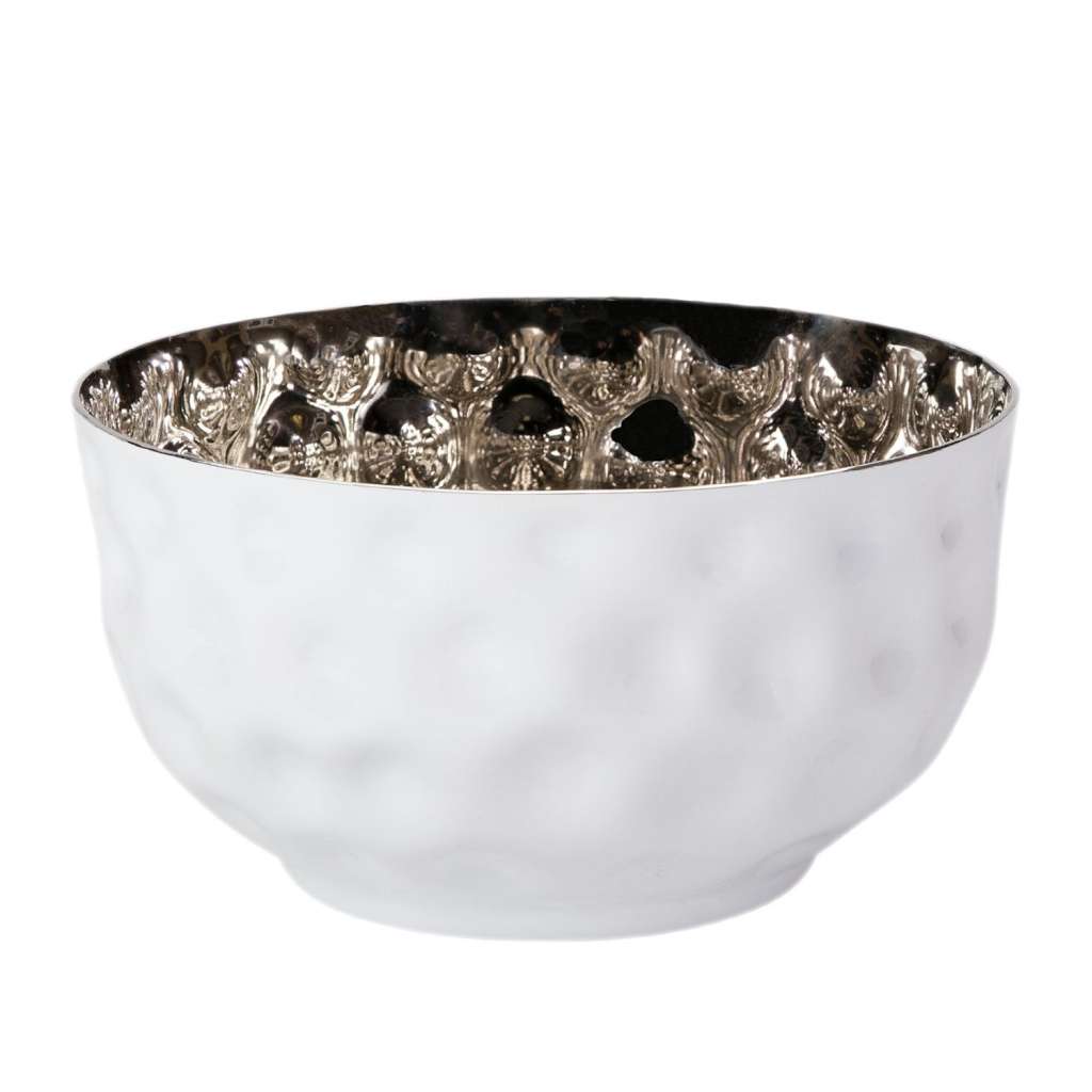 home24 Schale White Shiny