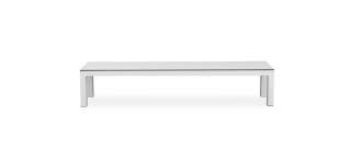 Todus - Leuven Bank - White 310 - Anthracite 145 - 40 x 205 cm - outdoor