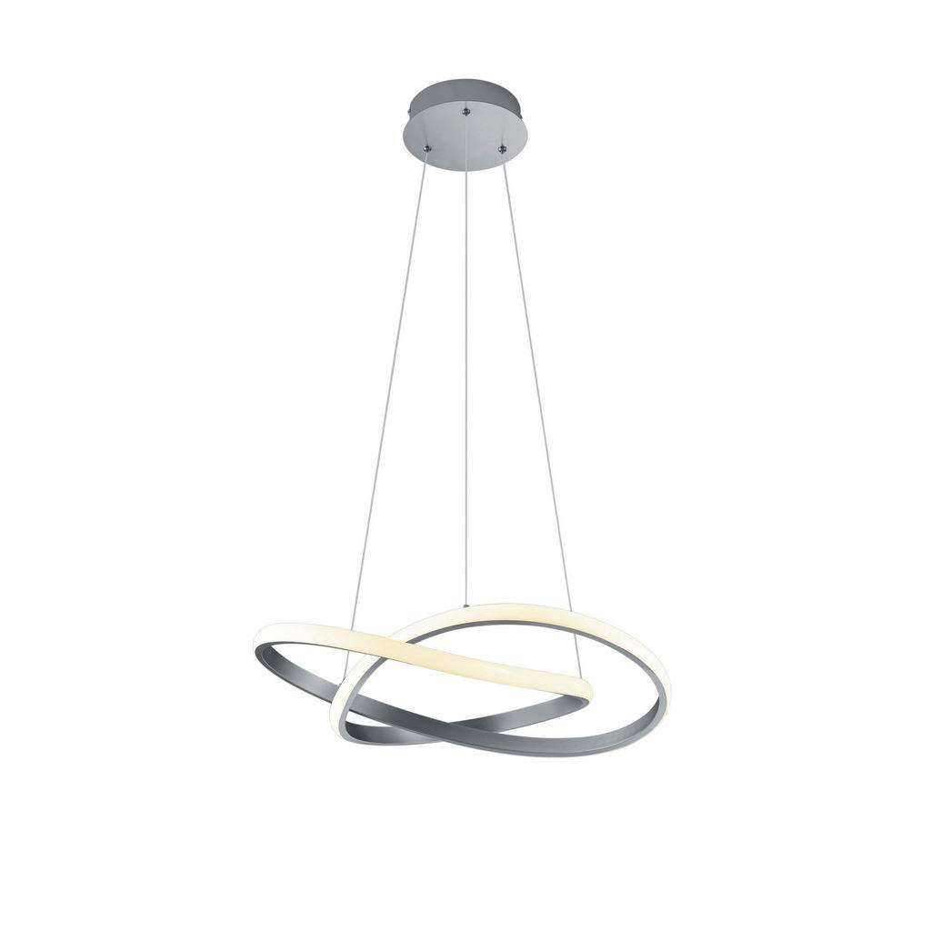 XXXL LED-HÄNGELEUCHTE, Weiß, Silber