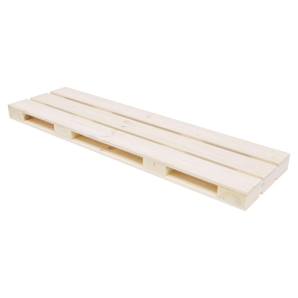 Carryhome WANDBOARD Kiefer massiv Weiß