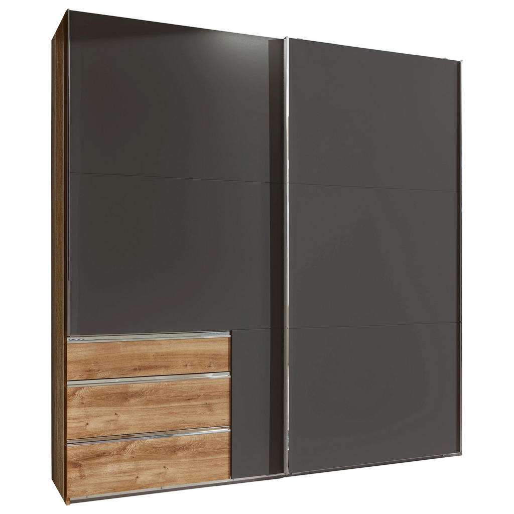 XXXL SCHWEBETÜRENSCHRANK 2-türig Grau, Braun
