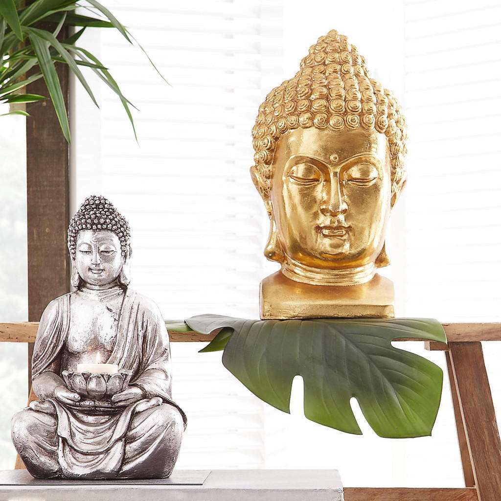 XXXL BUDDHAKOPF, Gold