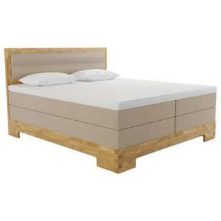 Linea Natura BOXSPRINGBETT 140/200 cm INKL., Braun