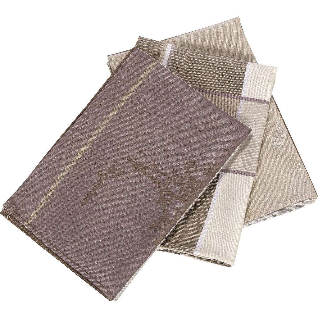 Esposa GESCHIRRTUCH-SET 3-teilig, Braun