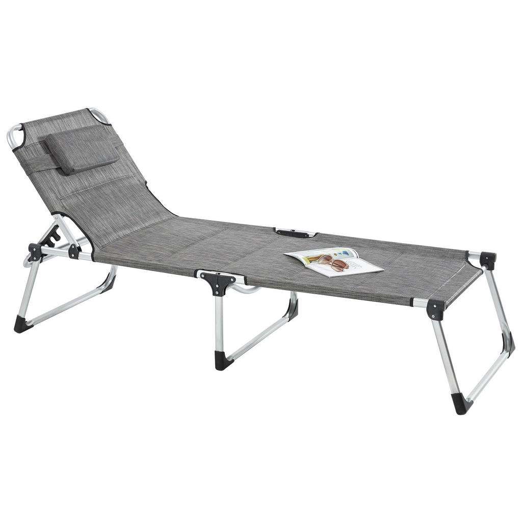 Ambia Garden DREIBEINLIEGE Aluminium matt Braun