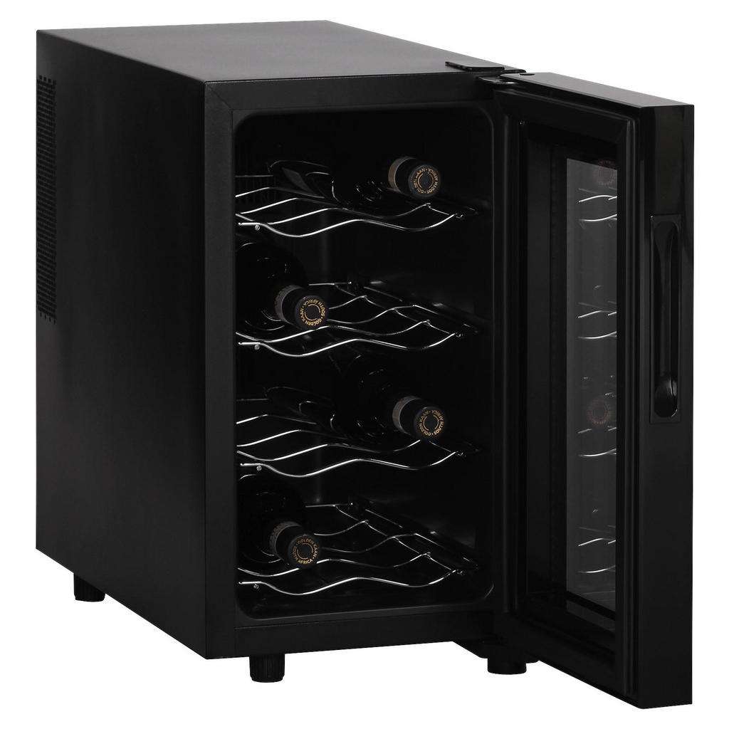 Carryhome WEINKÜHLSCHRANK Schwarz