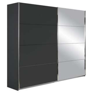 Xora SCHWEBETÜRENSCHRANK 2-türig Grau
