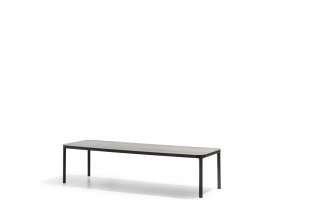 Todus - Duct Esstisch Keramik - White 210 - 220 x 100 cm - Anthracite 145 - outdoor