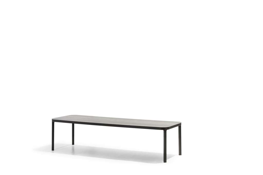 Todus - Duct Esstisch Keramik - Stone Ivory 211 - 220 x 100 cm - Blue 175 - outdoor