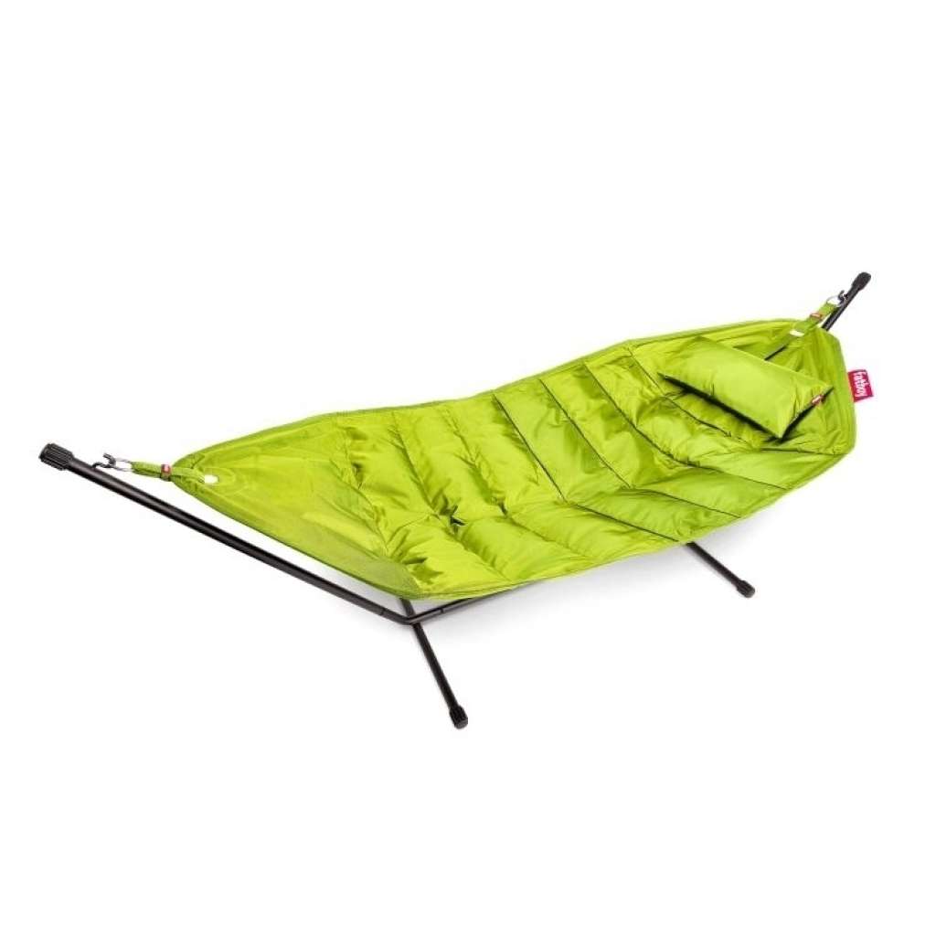 fatboy - Headdemock Deluxe  Hängematte mit Gestell, Kissen und Regenschutz - Lime green - outdoor
