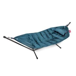 fatboy - Headdemock Deluxe  Hängematte mit Gestell, Kissen und Regenschutz - Petrol - outdoor