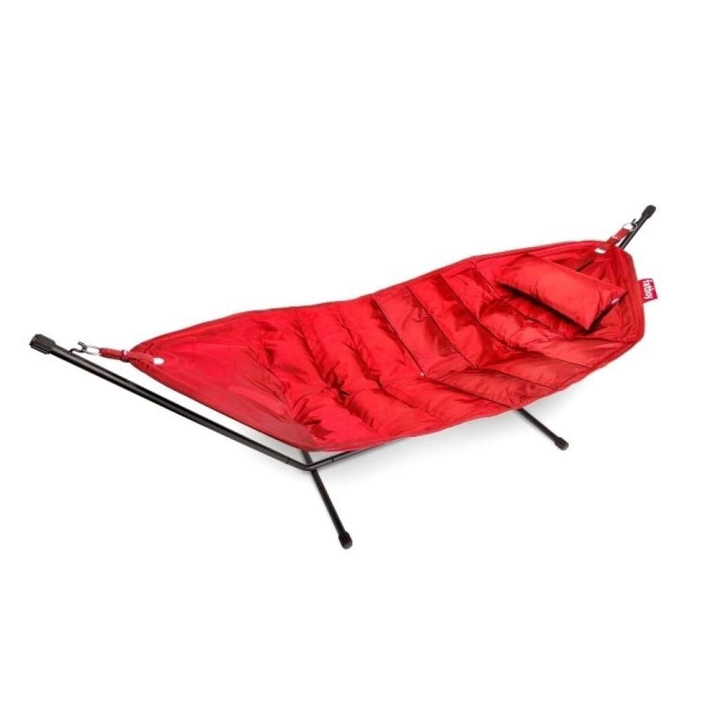 fatboy - Headdemock Deluxe  Hängematte mit Gestell, Kissen und Regenschutz - Red - outdoor