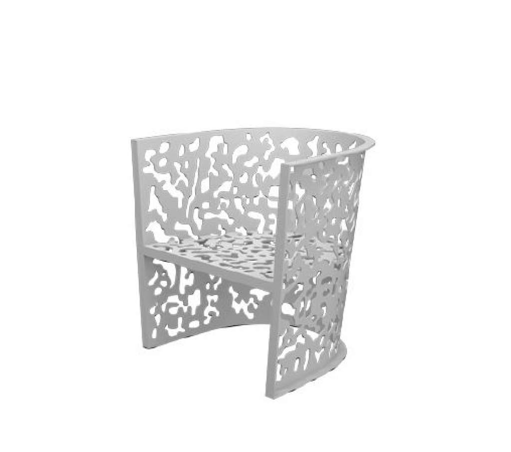 Driade - Camouflage Sessel niedrig - rost - outdoor