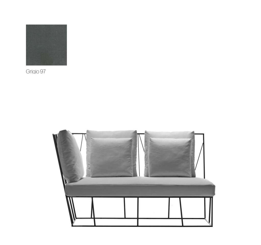 Driade - Herve Sofa linke Endelemente - outdoor