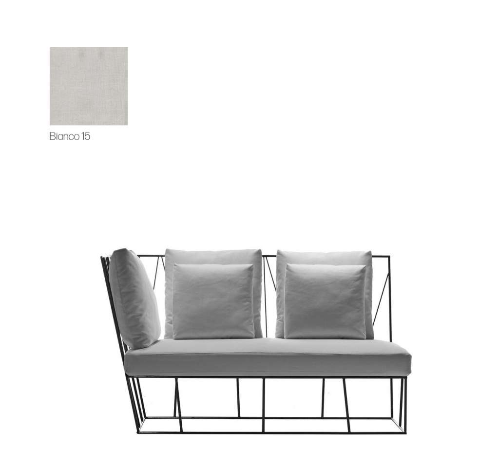 Driade - Hervé Outdoor Sofa Endelement - links - outdoor