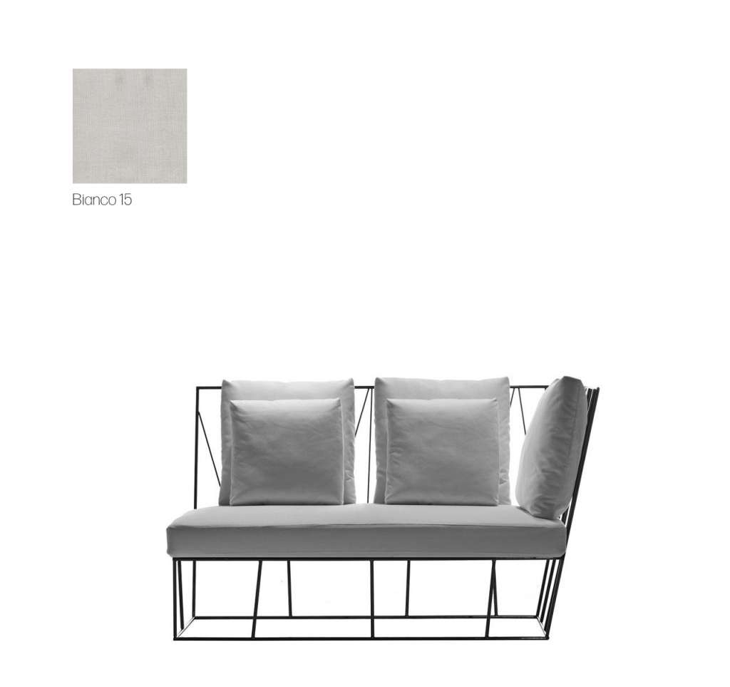 Driade - Hervé Outdoor Sofa Endelement - rechts - outdoor