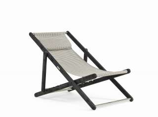 Ethimo - Elle Liegestuhl - Gestell Teak gebeizt chocolate - pool ebano - outdoor