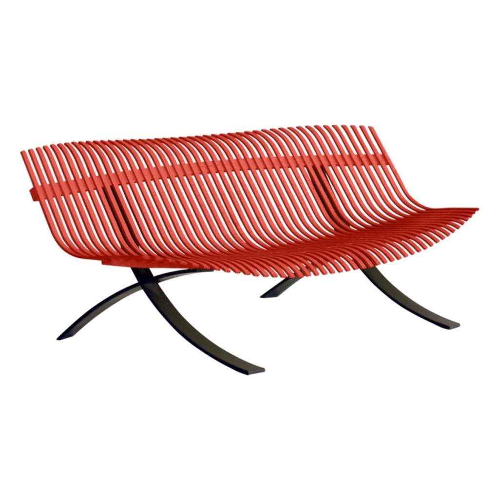 Fermob - Charivari Bank - 45 Capucine - Gestell 42 Lakritze - outdoor