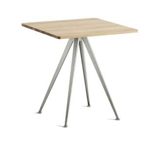 HAY - Pyramid Café Tisch 21 - Eiche matt lackiert - Gestell beige - indoor