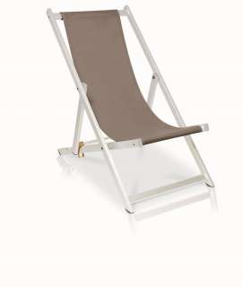 Vlaemynck - Alpina Liegestuhl - Metallgrau - outdoor