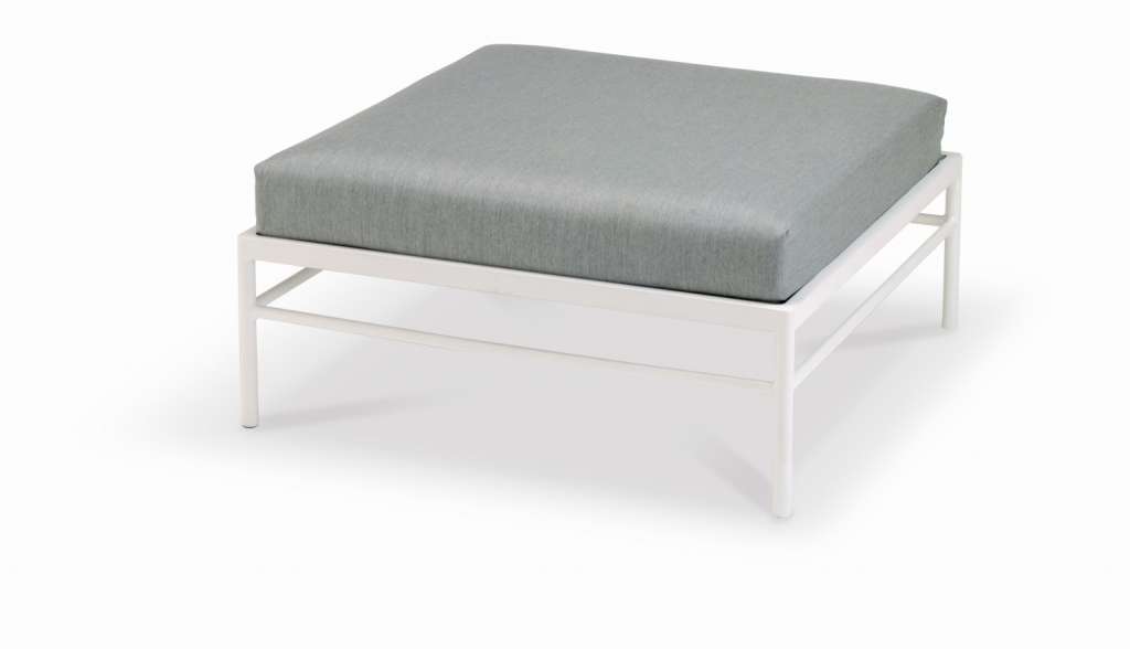 Vlaemynck - Rivage Hocker - weiss / hellgrau - outdoor
