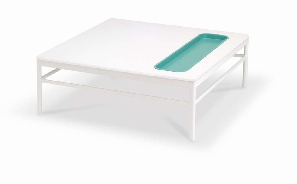 Vlaemynck - Rivage Beistelltisch - weiss / blau - indoor