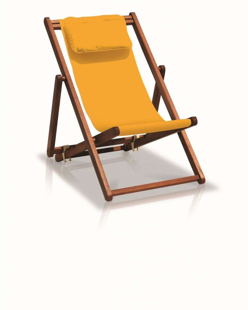 Vlaemynck - Siesta Klappstuhl - Ecru / Tangerine - outdoor