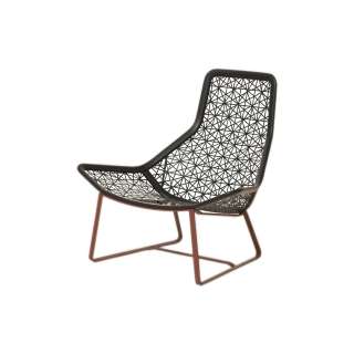 Kettal - Maia Relaxsessel -  Aluminiumgestell - knochenweiß/ weiß - indoor