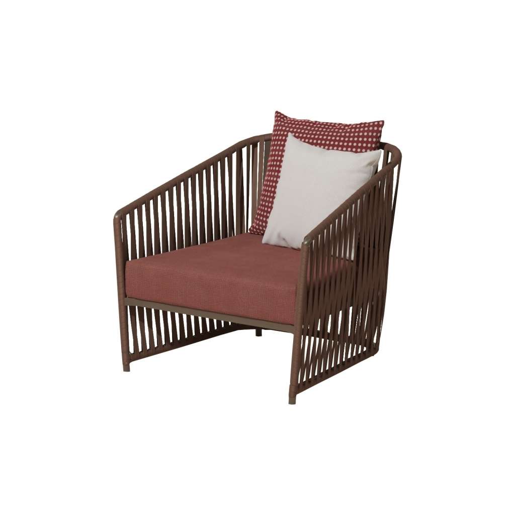 Kettal - Bitta Clubsessel - manganese/ honeysuckle/ dry sand - outdoor