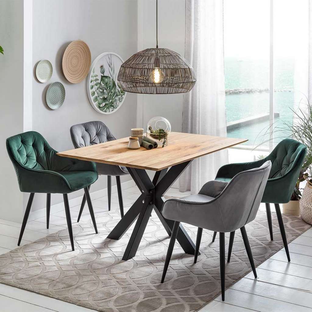Sitzgarnitur im Loft Design 4 Personen (5-teilig)