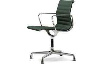 Vitra - Aluminium Chair - EA 104 - 73 petrol moorbraun - indoor