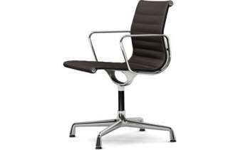 Vitra - Aluminium Chair - EA 104 - 78 nero moorbraun - indoor
