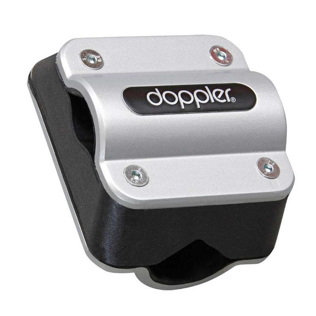 Doppler BALKONKLAMMER, Schwarz, Silber