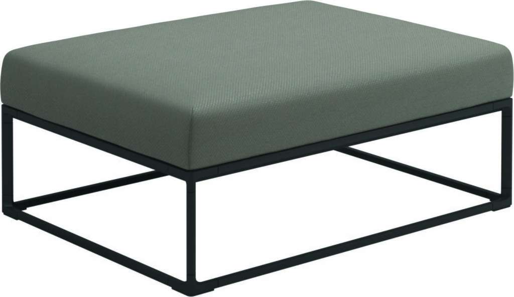 Gloster - Maya Ottomane - dot nimbus - gestell meteor - 100 x 75 cm - outdoor