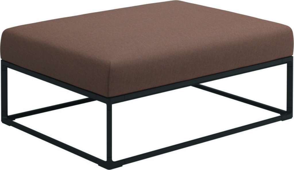 Gloster - Maya Ottomane - tuck cider - gestell meteor - 100 x 75 cm - outdoor