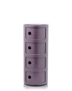 Kartell - Componibili Container - 4 Elemente - violett - indoor