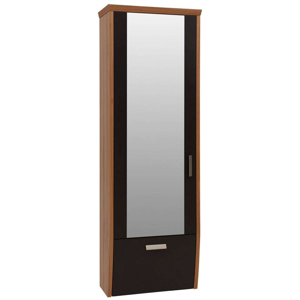 Dieter Knoll GARDEROBENSCHRANK Kernbuche furniert lackiert Braun