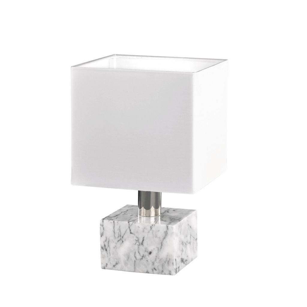 XXXL TISCHLEUCHTE, Weiß, Silber