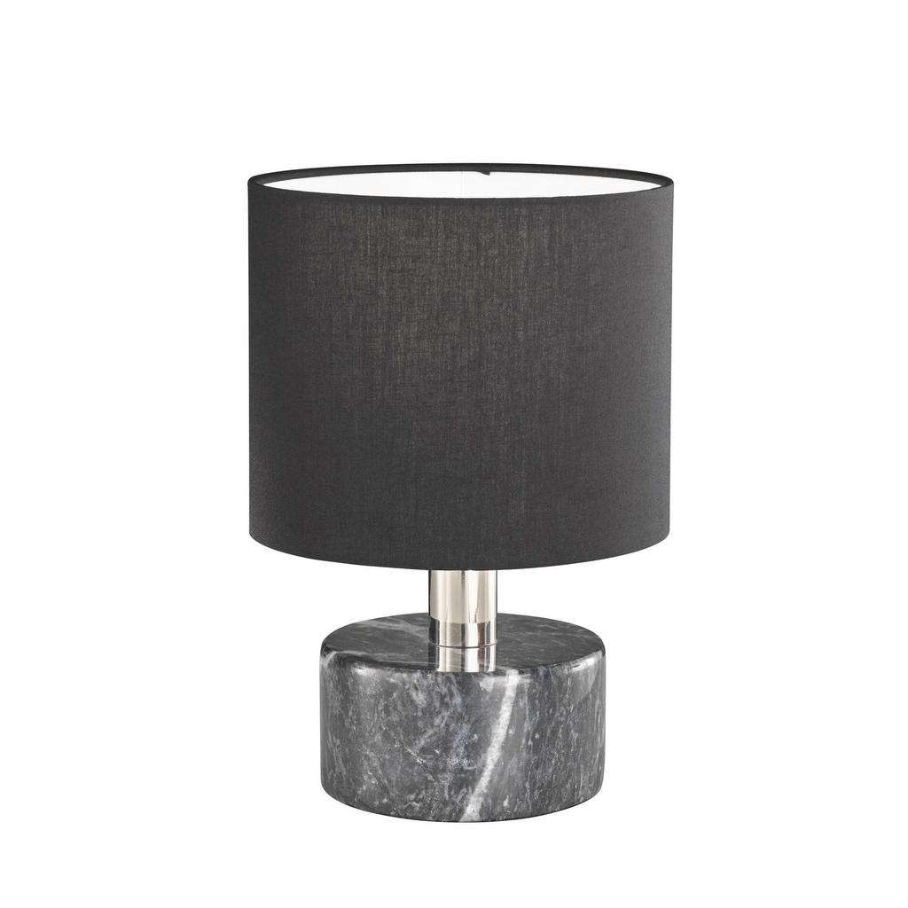 XXXL TISCHLEUCHTE, Schwarz, Silber