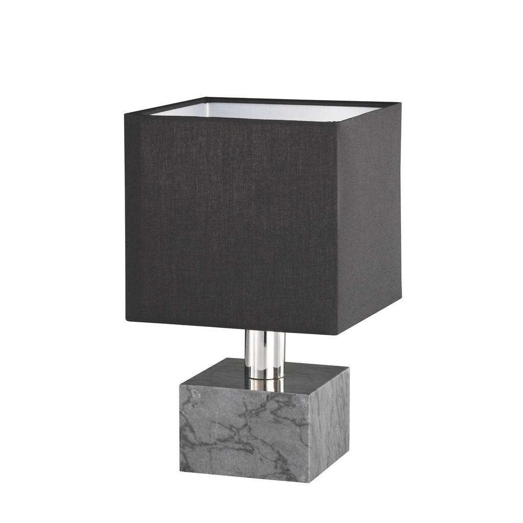 XXXL TISCHLEUCHTE, Schwarz, Silber