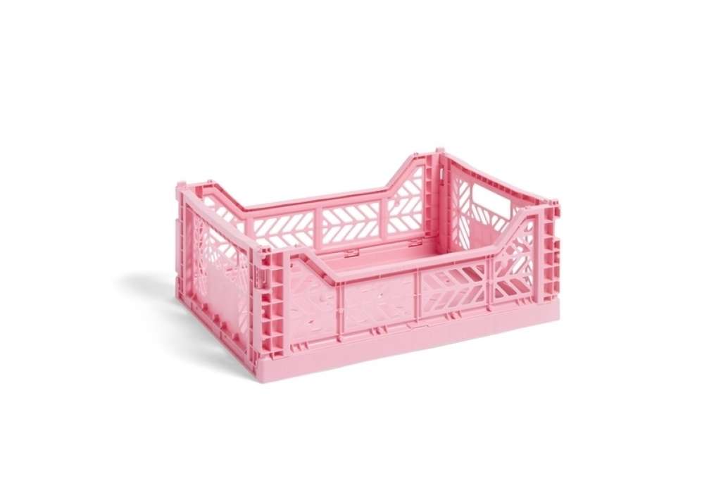 HAY - Colour Crate Korb - light pink - M - indoor