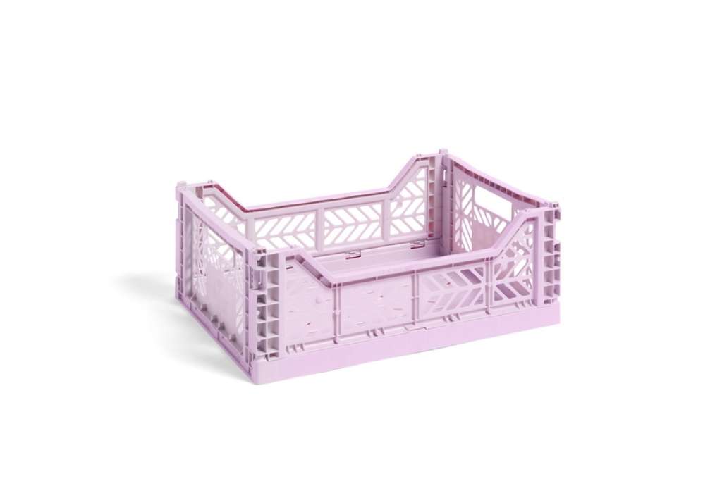 HAY - Colour Crate Korb - lavender - M - indoor