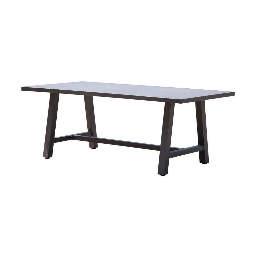 Amatio GARTENTISCH Metall, Kunststoff Grau