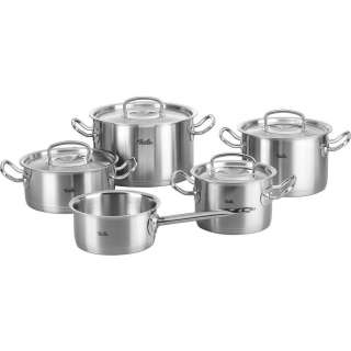 Fissler KOCHTOPFSET Edelstahl 5-teilig, Grau