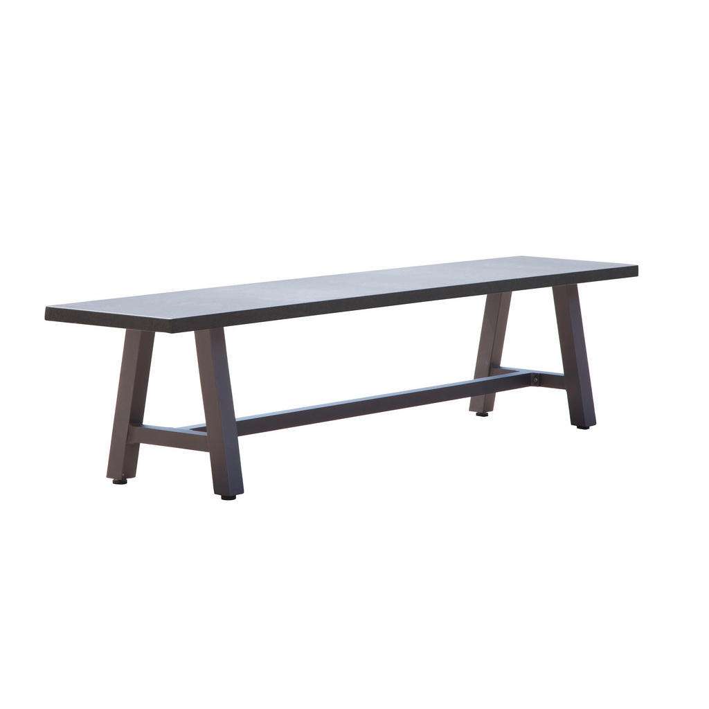 Amatio GARTENBANK Aluminium, Grau