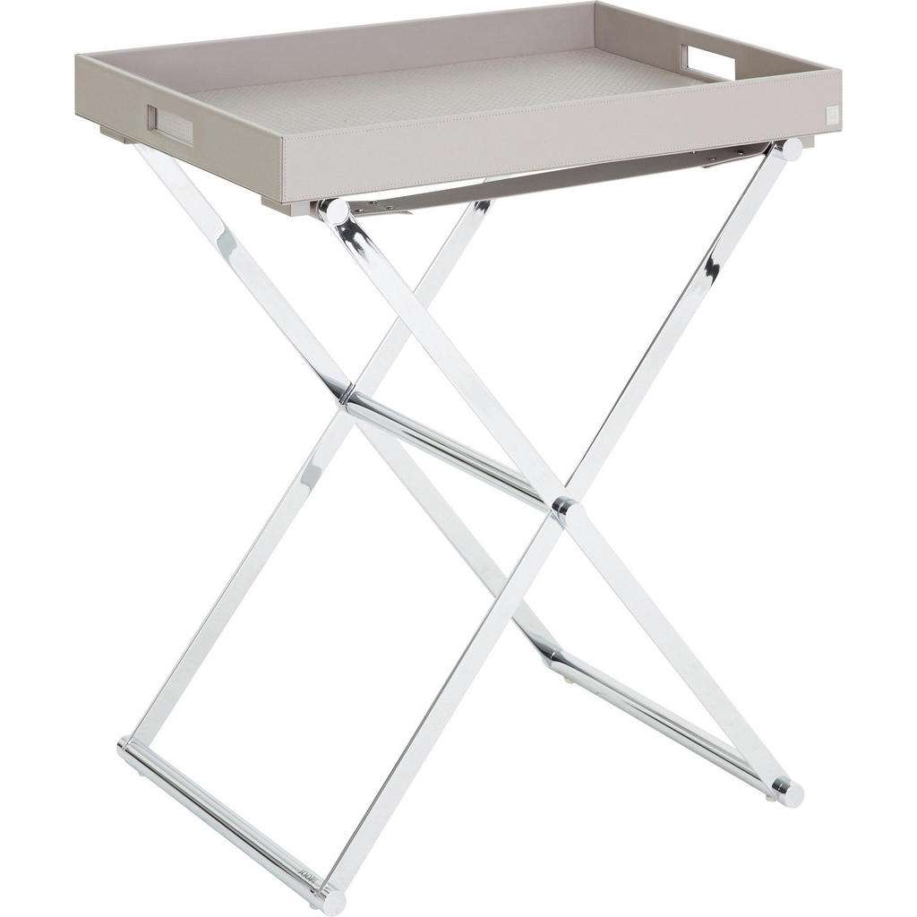 Joop! BEISTELLTISCH rechteckig Grau, Silber