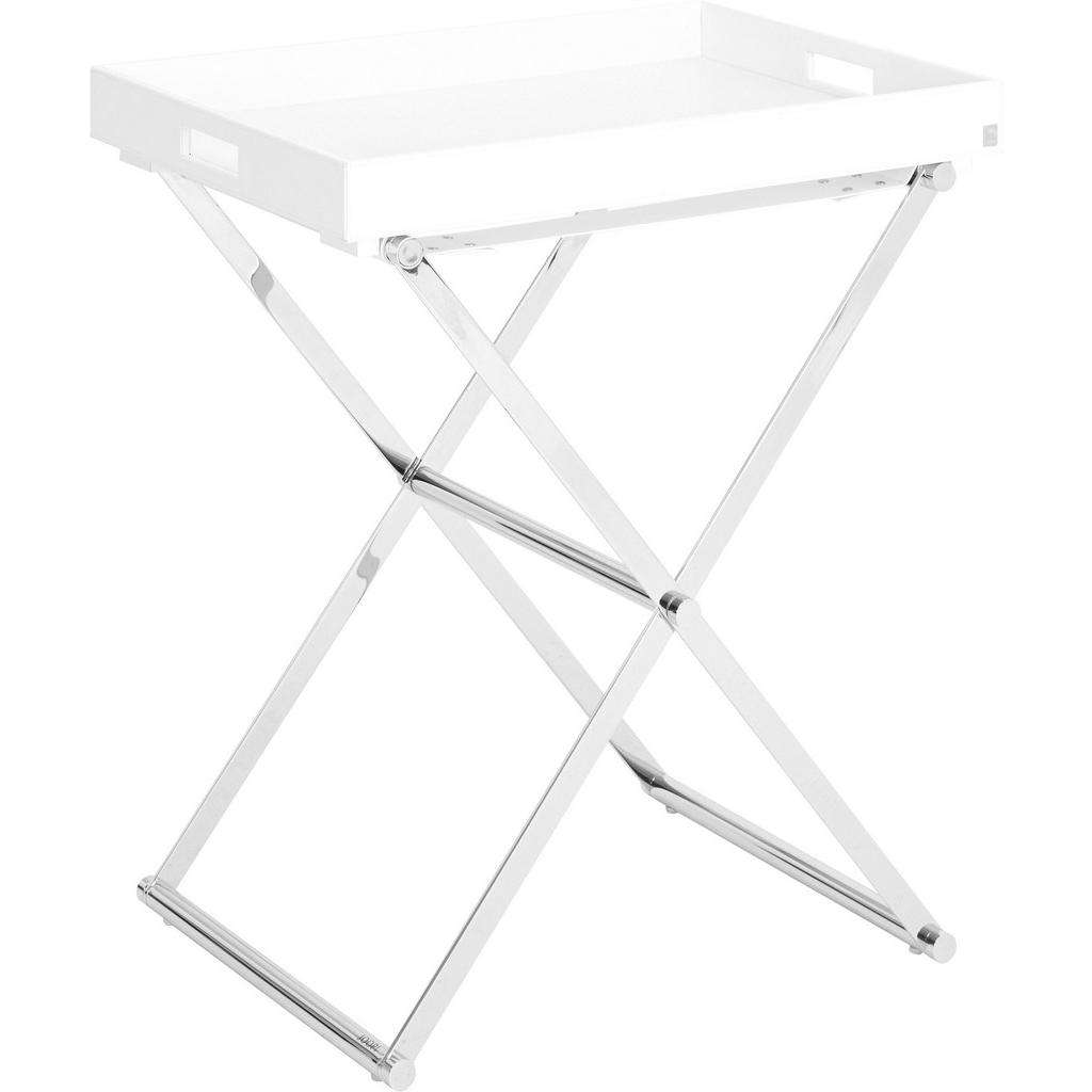 Joop! BEISTELLTISCH rechteckig Weiß, Silber