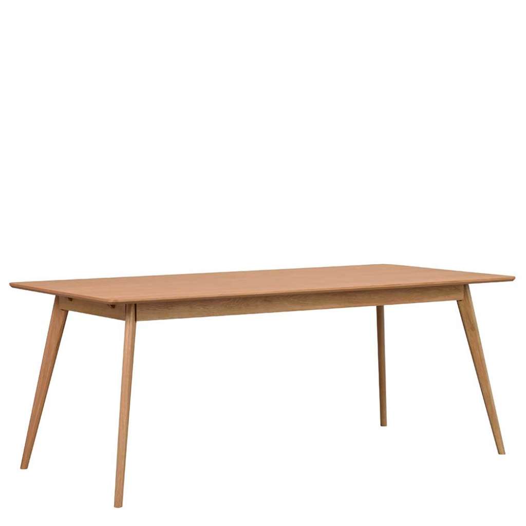 Esszimmer Tisch mit Eiche furniert Retrostil